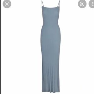 SKIMS Arctic long lounge slip dress